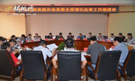 全面深化改革推進會現(xiàn)場