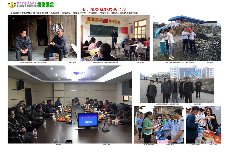 “便民辦稅春風(fēng)行動”圖片展作品賞析
