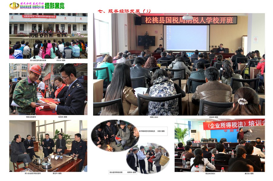 “便民辦稅春風行動”圖片展作品賞析