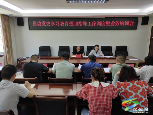 【奮斗百年路 啟航新征程】​縣委黨史學(xué)習(xí)教育巡回指導(dǎo)組召開(kāi)工作調(diào)度會(huì)