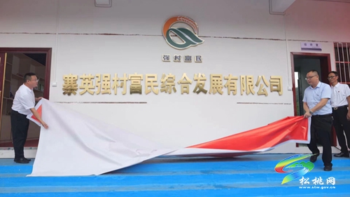 寨英鎮(zhèn)強村富民綜合發(fā)展有限公司揭牌成立
