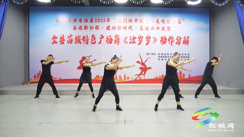【喜迎二十大】松桃民族廣場舞《汝歲歲》分解動作錄制完成