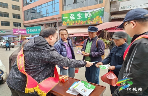 盤信鎮(zhèn)開展禁毒防艾宣傳活動(dòng)