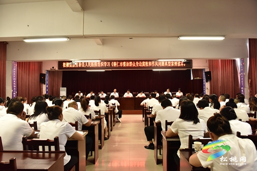 松桃苗族自治縣人民醫(yī)院：堅持“三嚴(yán)”推動“三落實”　全面開創(chuàng)醫(yī)院黨風(fēng)廉政建設(shè)新局面