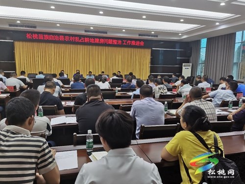 松桃農(nóng)村亂占耕地建房問題整治工作推進會召開