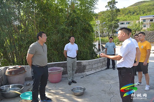 吳廷友到盤石鎮(zhèn)指導抗旱救災工作