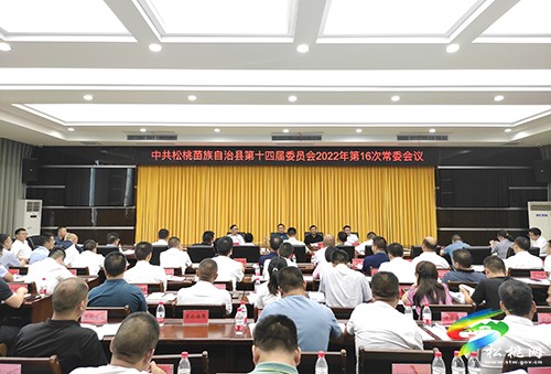 2022年縣委第16次常委會(huì)議召開(kāi)