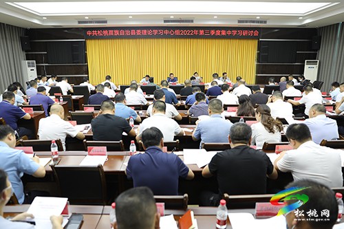 龍群躍主持召開(kāi)縣委理論學(xué)習(xí)中心組2022年第三季度集中學(xué)習(xí)研討會(huì)