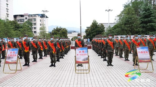 松桃舉行2022年秋季新兵入伍歡送儀式