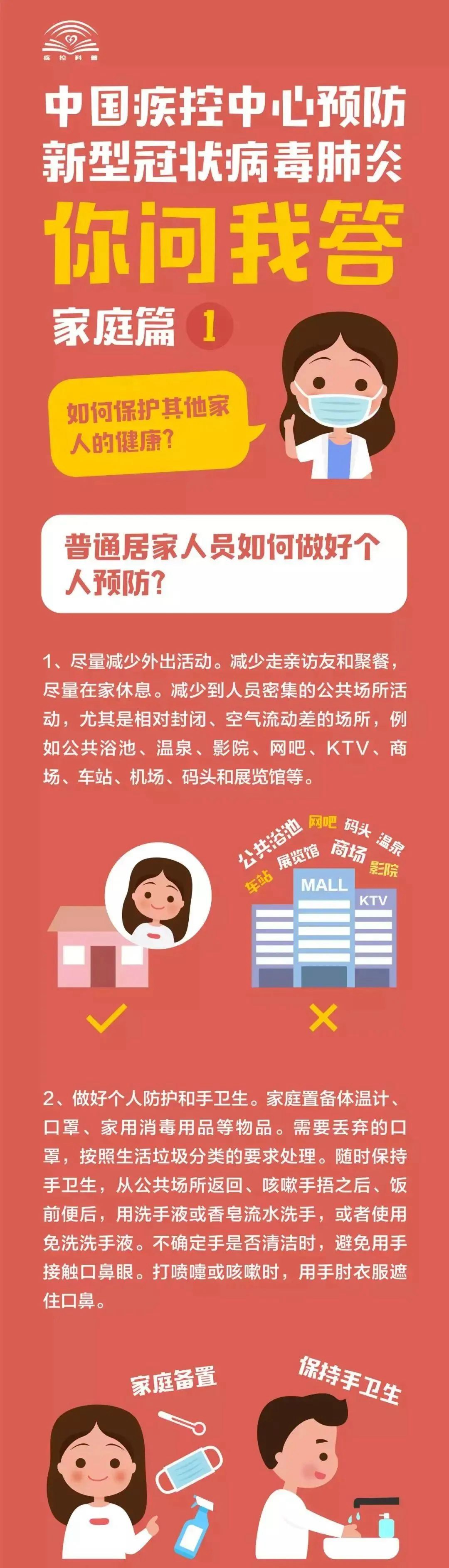 家庭防疫小知識，請記牢！