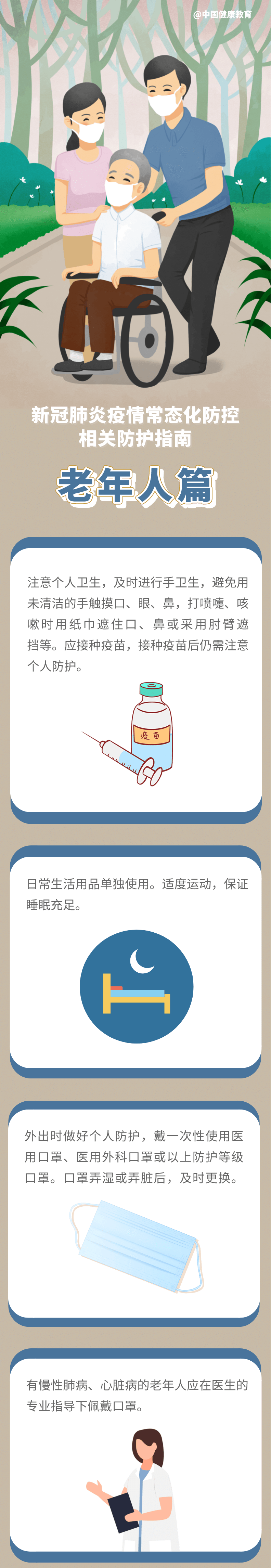 新冠肺炎疫情常態(tài)化防控防護(hù)指南之老年人篇