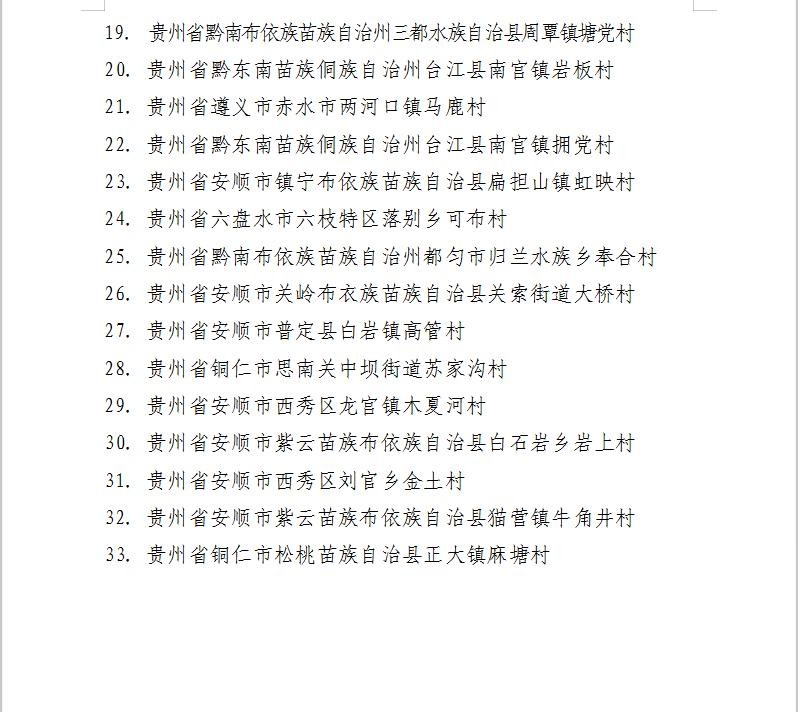松桃3個(gè)村入圍第六批中國傳統(tǒng)村落名錄