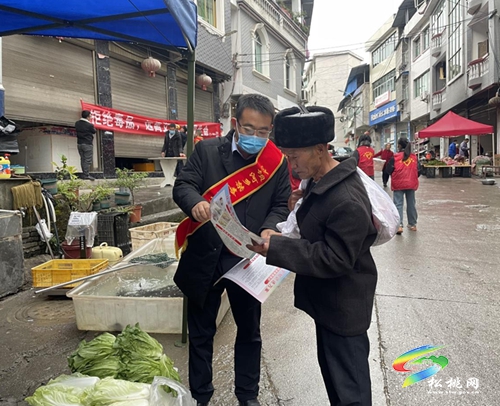 沙壩河鄉(xiāng)：安全宣傳進(jìn)集市  平安送入千萬家
