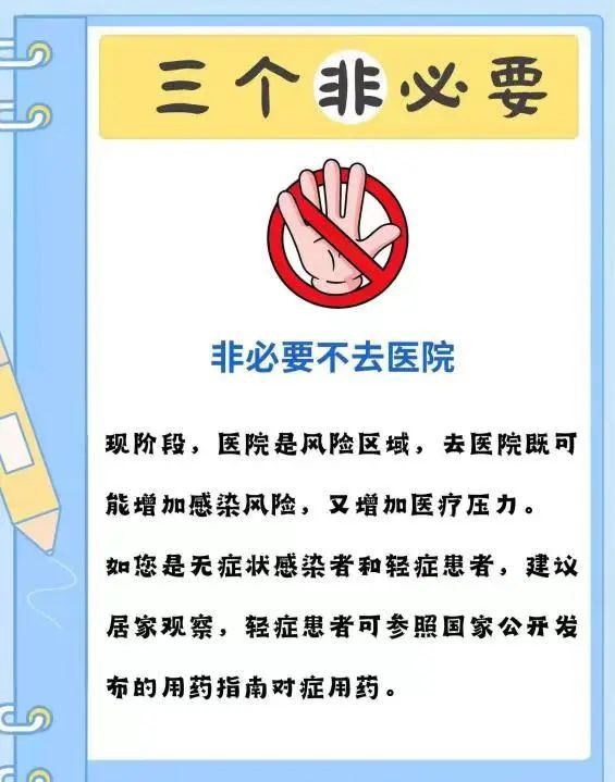 重要提醒！非必要不做核酸檢測！