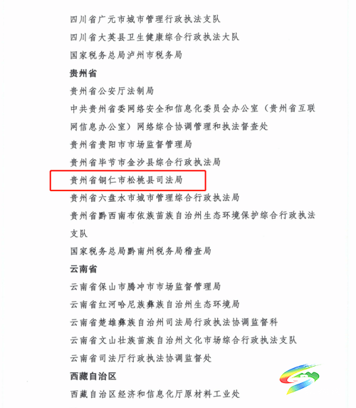 喜報(bào)！松桃司法局獲“全國行政執(zhí)法先進(jìn)集體”稱號