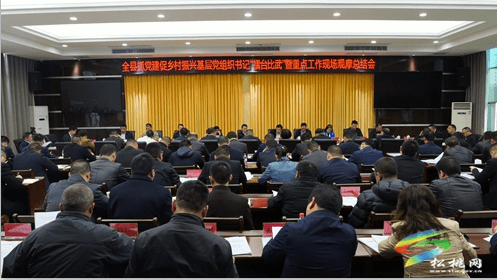 全縣抓黨建促鄉(xiāng)村振興基層黨組織書記“擂臺比武”暨重點工作現(xiàn)場觀摩總結(jié)會召開