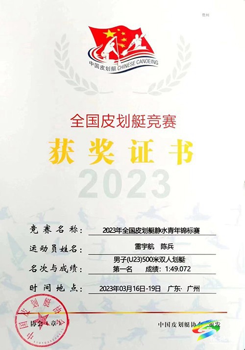 加強“內(nèi)功”修煉  做新時代合格青年冠軍！松桃運動員在全國皮劃艇靜水青年錦標賽斬獲佳績
