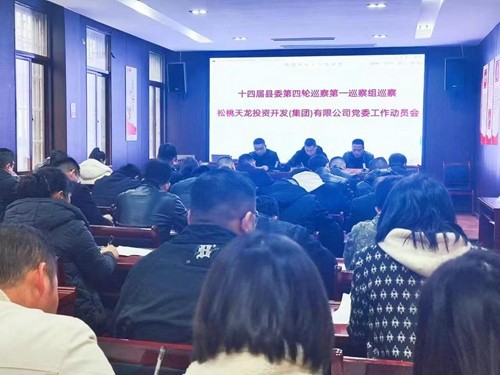 縣委第一巡察組巡察天龍（集團）公司黨委工作動員會召開