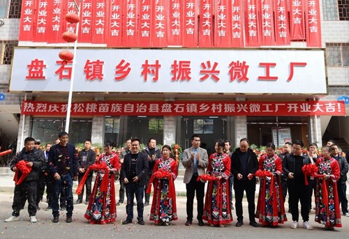 盤石鎮(zhèn)：強村富民微工廠開業(yè)