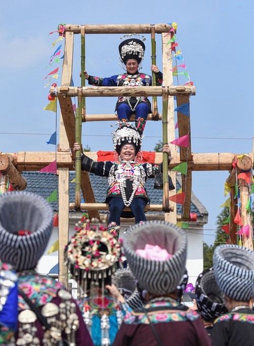木樹(shù)鎮(zhèn)濫泥村：精彩！黔湘渝同胞歡度 “春社節(jié)”