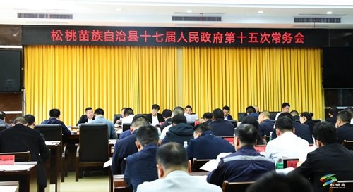 縣人民政府第十五次常務(wù)會議召開  ?