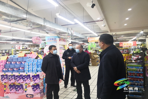 龍群躍督查松桃疫情防控落實情況