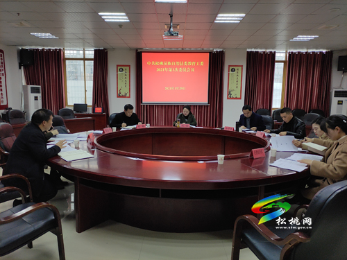 中共松桃苗族自治縣委教育工委2021年第1次委員會(huì)議召開(kāi)