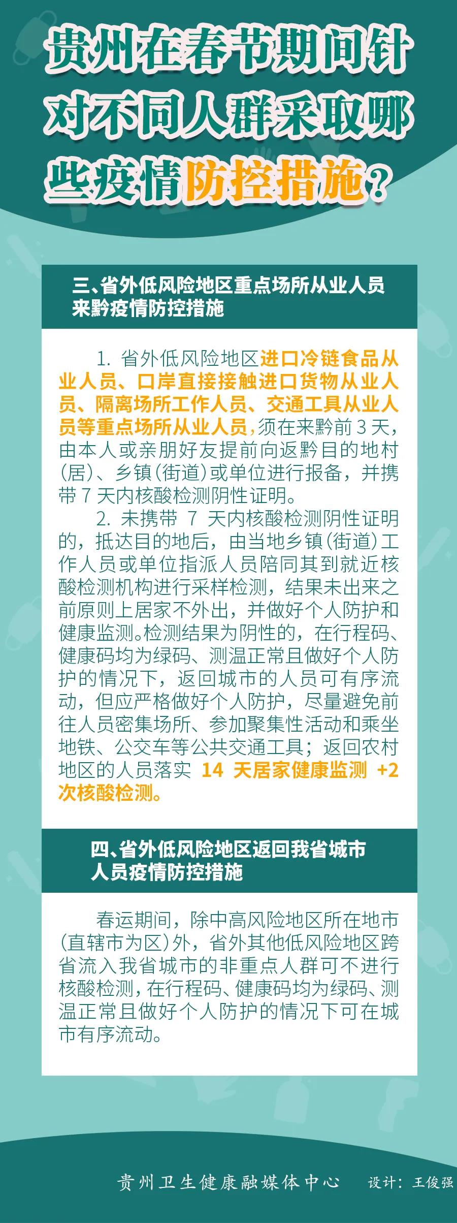 春節(jié)期間，貴州針對(duì)不同人群采取哪些疫情防控措施？