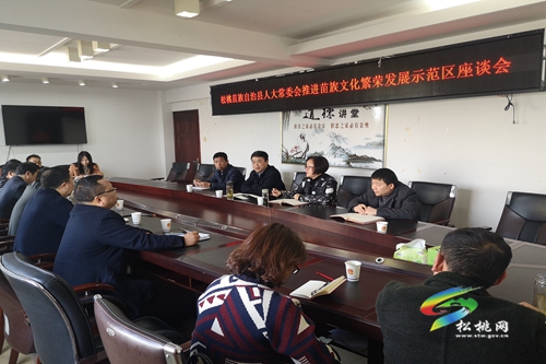 唐永明主持召開推進(jìn)苗族文化繁榮發(fā)展示范區(qū)建設(shè)座談研討會