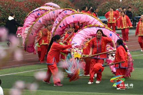 【網(wǎng)絡(luò)中國節(jié)•元宵】寨英鎮(zhèn)落滿村：非遺滾龍迎元宵