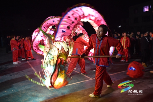 【網(wǎng)絡(luò)中國節(jié)•元宵】寨英鎮(zhèn)落滿村：非遺滾龍迎元宵