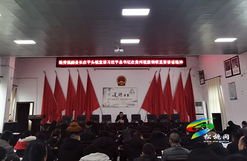 楊秀強(qiáng)到平頭鎮(zhèn)宣講習(xí)近平總書(shū)記視察貴州重要講話精神