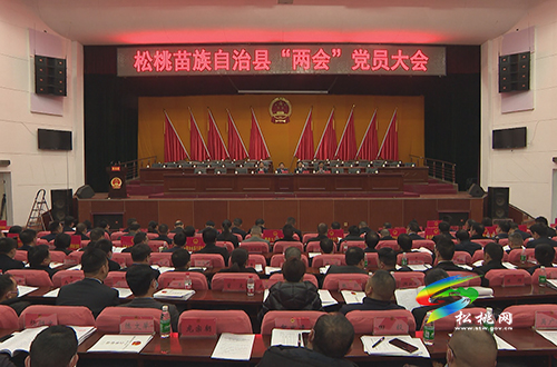 松桃苗族自治縣“兩會(huì)”黨員大會(huì)召開