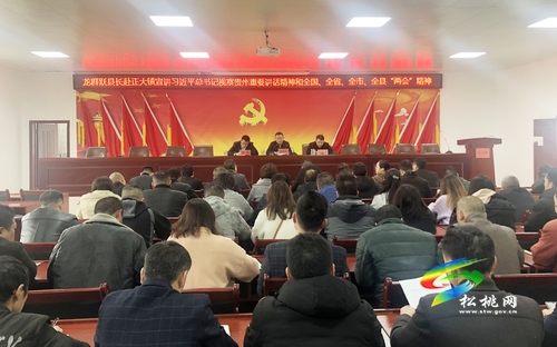 龍群躍到正大鎮(zhèn)宣講習近平總書記視察貴州重要講話精神和全國、全省、全市、全縣“兩會”精神