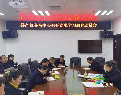 【牢記殷切囑托、忠誠(chéng)干凈擔(dān)當(dāng)、喜迎建黨百年】縣產(chǎn)權(quán)交易中心召開(kāi)黨史學(xué)習(xí)教育動(dòng)員會(huì)