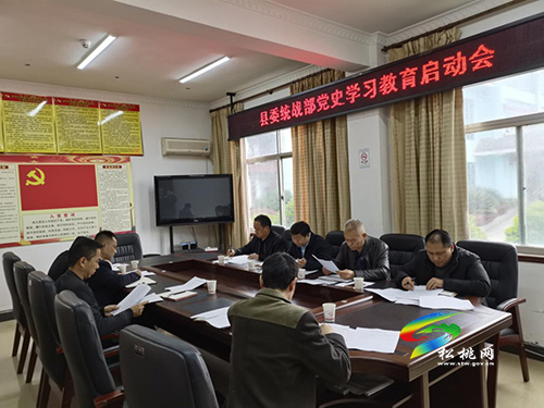 【奮斗百年路 啟航新征程】縣委統(tǒng)戰(zhàn)部召開黨史學習教育啟動會