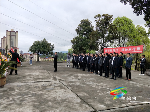 【網(wǎng)絡中國節(jié)·清明】縣委宣傳部黨支部開展“清明祭英烈·精神永傳承”主題黨日活動