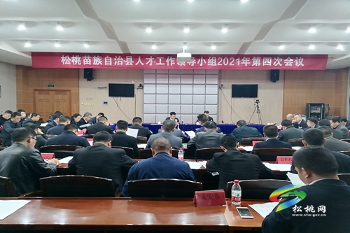 松桃召開人才工作領(lǐng)導(dǎo)小組2021年第四次會議