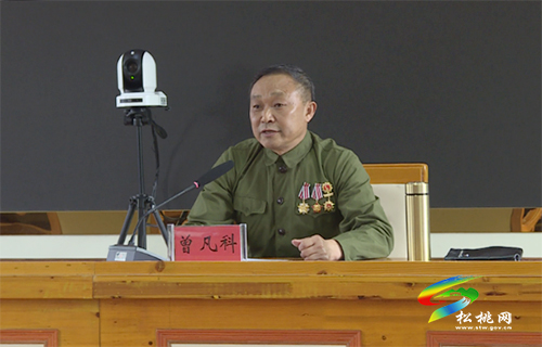“四史三情宣講行　志愿五老頌黨恩”進(jìn)軍營宣講活動走進(jìn)縣人武部