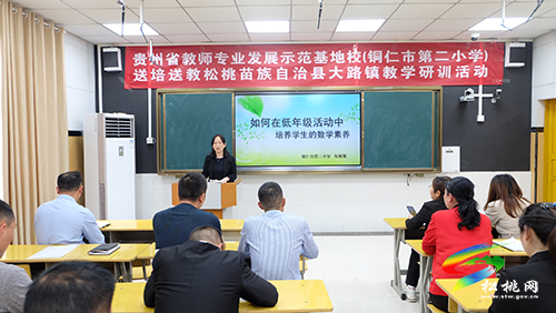 貴州省教師專業(yè)發(fā)展示范基地校(銅仁市第二小學(xué))開展送教下縣教研活動(dòng)