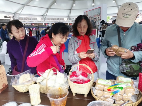 普覺鎮(zhèn)大莊婆媳米豆腐登上中國非遺周展示平臺(tái)