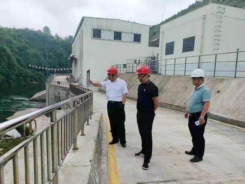 舒鴻到大興、正大開展汛期期間水庫(kù)安全檢查工作
