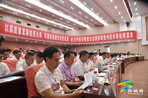 中共松桃苗族自治縣第十三屆委員會第十一次全體會議召開
