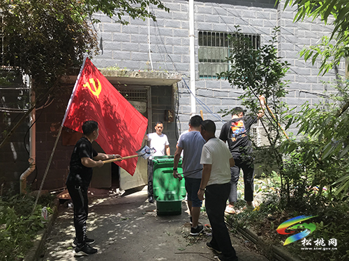 【我為群眾辦實(shí)事】】蓼皋街道開(kāi)展“黨旗在基層一線(xiàn)高高飄揚(yáng)”環(huán)境衛(wèi)生整治志愿服務(wù)活動(dòng)