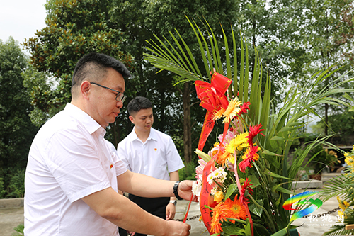 松桃紀(jì)檢監(jiān)察系統(tǒng)黨員到縣革命烈士陵園開展重溫入黨誓詞活動(dòng)