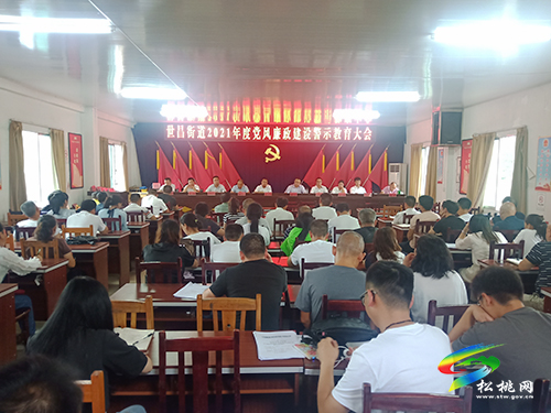 世昌街道召開2021年度黨風(fēng)廉政建設(shè)警示教育大會