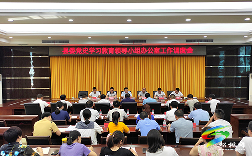 【奮斗百年路 啟航新征程】縣委黨史學習教育領導小組辦公室工作調度會召開