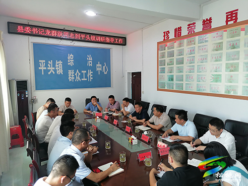 龍群躍到平頭鎮(zhèn)指導土地增減掛鉤高標準農(nóng)田建設等工作