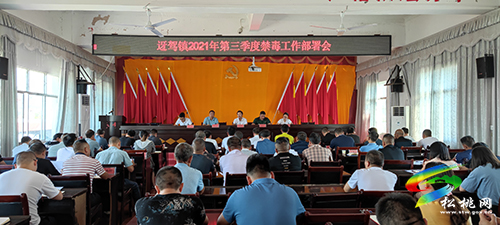 迓駕鎮(zhèn)2021年第三季度禁毒工作部署會