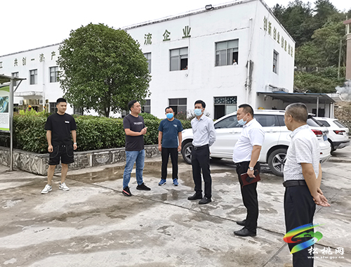 黃沛民到松桃嘟嘟食品有限公司調(diào)研
